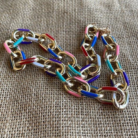 European 2023 In style Candy Color Dripping choker Necklace Enamel Drip - Picture 8 of 16